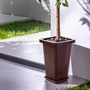 PRATOS PARA VASOS QUADRADOS